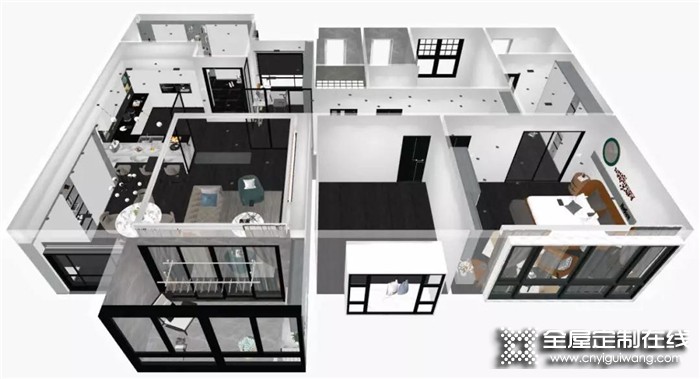 合生雅居全屋定制案例賞析，演繹現(xiàn)代都市精致生活！