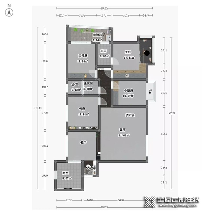 合生雅居全屋定制案例賞析，詮釋現(xiàn)代風格的摩登時尚