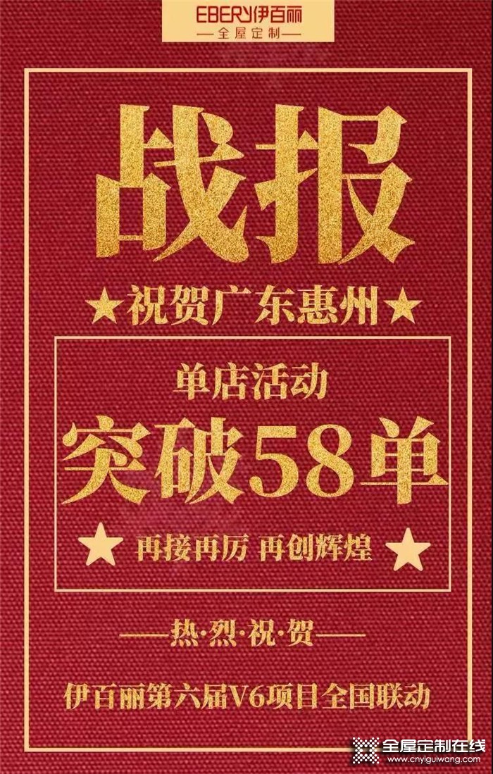 伊百麗廣東惠州店第六屆V6項(xiàng)目簽單58單，完成率達(dá)483.33%！