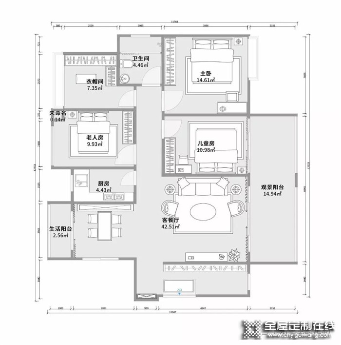 卡諾亞全屋定制極簡設(shè)計(jì)，讓一切重回最純粹的樣子