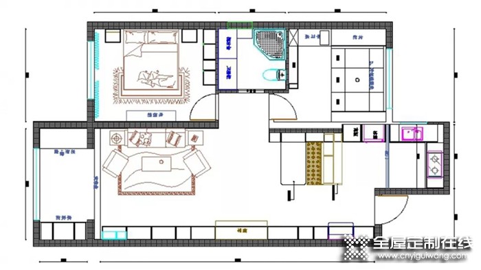 展志天華都市陽光改造小兩居，增加空間20%利用率