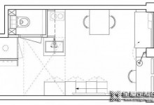 32平小戶型裝修設(shè)計(jì)，利用飄窗和樓梯打造“豪宅”