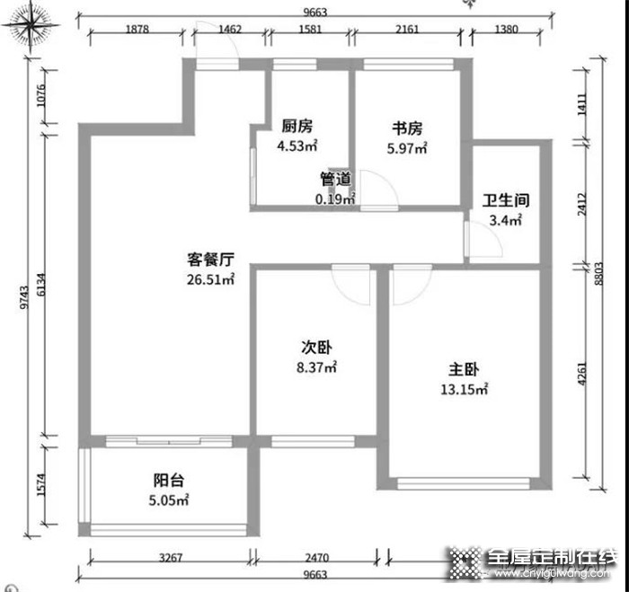 亞丹設(shè)計案例：90m²的新婚夫婦的有愛之家，簡約又時尚