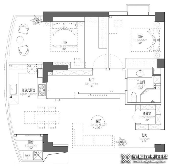 你家的顏值有救了，照搬帥太這套92㎡現(xiàn)代兩居室案例就行