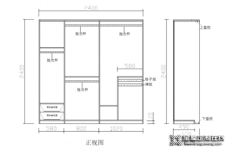 直型柜、頂柜、轉(zhuǎn)角柜——衣柜產(chǎn)品結(jié)構(gòu)知識(shí)分享_2