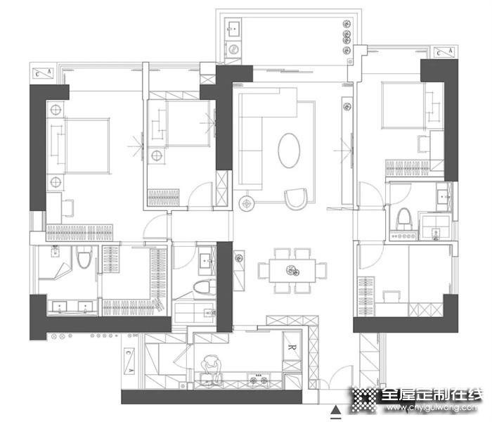 米索全屋定制 | 訴說著溫馨空間，令空間更顯舒適感