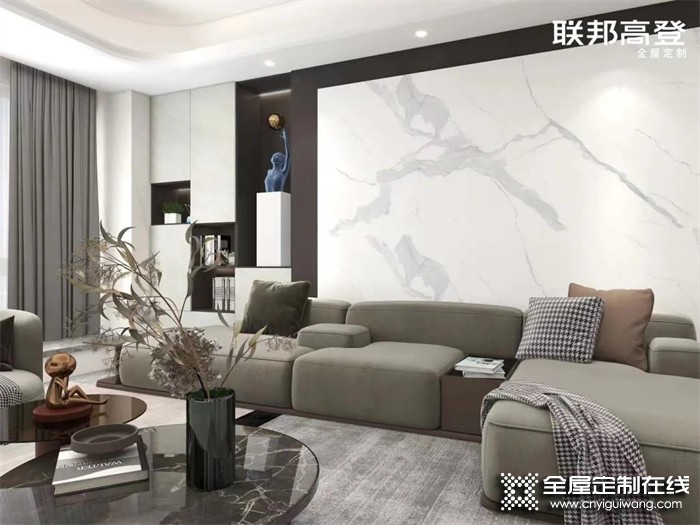 聯(lián)邦高登全屋定制案例欣賞|174m²輕奢風(fēng)，舒適與自在交融