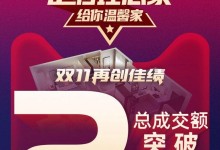 兔寶寶家居雙11再創(chuàng)佳績，總成交額突破2.3億！