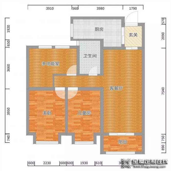 這是什么神仙設(shè)計？優(yōu)格全屋定制90㎡的小戶型，也能裝出輕奢法式風，太亮眼了！