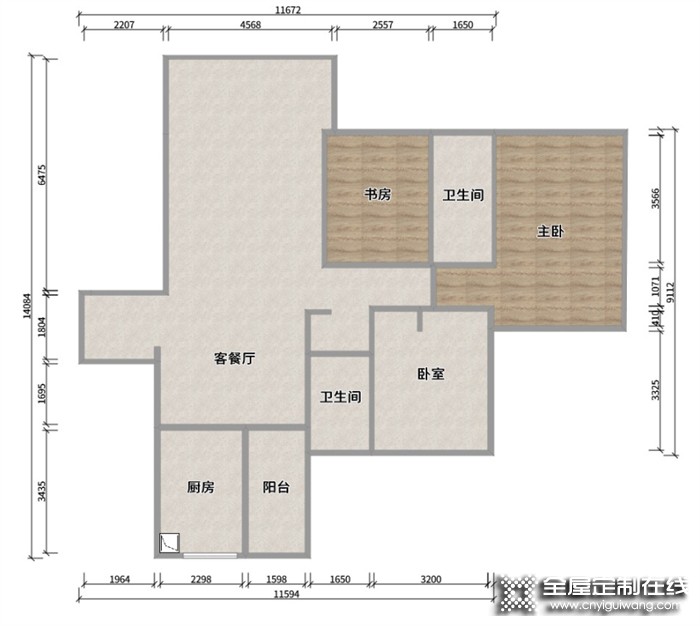 勞卡全屋定制 120㎡現(xiàn)代輕奢三房，空間“0”閑置，看完想住進(jìn)她家