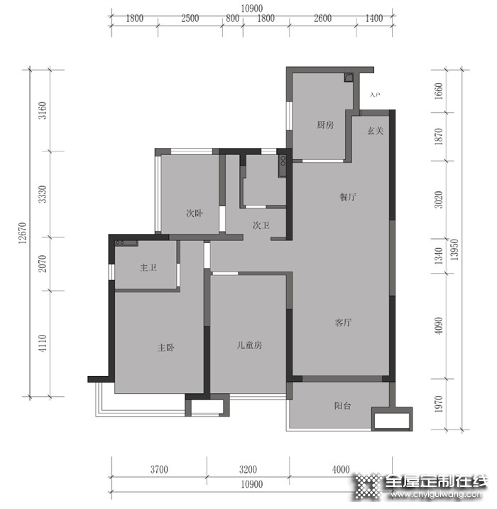 瑪格全屋定制 | 小兩口110㎡婚房，死活要裝成灰色，沒想到裝完效果驚艷全小區(qū)~