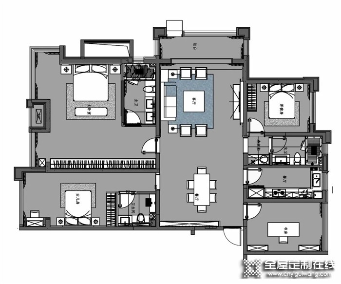 博洛尼全屋定制設(shè)計(jì)案例 | 在家居空間中，尋找最合適的設(shè)計(jì)表達(dá)