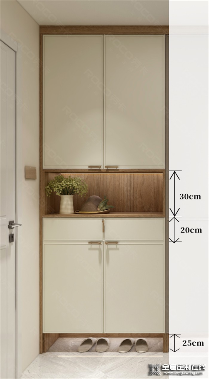 勞卡全屋定制 | 把握好門廳柜裝修尺寸，令進(jìn)門的空間變得整潔！